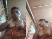 Horny Tamil Girl Shows Her Boob and Pussy